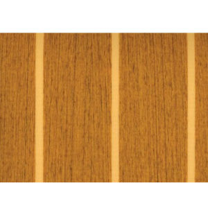 Teak vinyl bootvloer